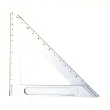 Reglas cuadradas de ángulo triangular de acero inoxidable